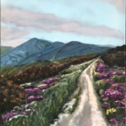 An Artist in Bloom - Descent from Cruz de Ferro - Renee Robison